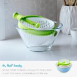 ⁦Panier D’égouttage Rotatif pour Fruits et Légumes Facile et Rapide – سلة غسل الخضار⁩ - الصورة ⁦7⁩