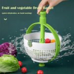 ⁦Panier D’égouttage Rotatif pour Fruits et Légumes Facile et Rapide – سلة غسل الخضار⁩ - الصورة ⁦10⁩