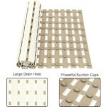 ⁦Tapis de baignoire et de douche antidérapant avec trou d’évacuation – بساط حمام مضاد للإنزلاق⁩ - الصورة ⁦3⁩