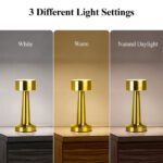 ⁦lampe de table LED avec capteur tactile et 3 modes d’éclairage à intensité variable – مصباح ديكور⁩ - الصورة ⁦4⁩