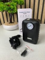 ⁦Pompe de Gonflage Portable Haute Pression avec Lampe LED – مضخة نفخ محمولة عالية الضغط مزودة بإضاءة⁩ - الصورة ⁦4⁩