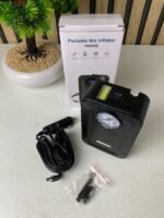 ⁦Pompe de Gonflage Portable Haute Pression avec Lampe LED – مضخة نفخ محمولة عالية الضغط مزودة بإضاءة⁩ - الصورة ⁦3⁩