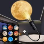 ⁦Projecteur de De La Terre Lunaire USB avec 3 disques⁩ - الصورة ⁦7⁩
