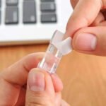 ⁦Pack 20pcs Pinces de câble auto-adhésives solides et transparents – طقم تنظيم الكابلات⁩ - الصورة ⁦8⁩