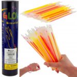 ⁦Glow Sticks Bulk Party Favors 50pcs 8inch Party Time - أساور مضيئة للحفلات⁩ - الصورة ⁦4⁩