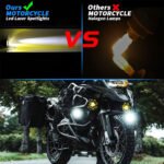 ⁦Paire de Phares Additionnels LED pour Moto – Projecteurs Anti-Brouillard 2Pcs – مصابيح دراجة نارية⁩ - الصورة ⁦3⁩