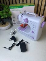 ⁦Machine à coudre portable 12 points 2 vitesses avec veilleuse LED et pédale - ماكينة خياطة محمولة⁩ - الصورة ⁦8⁩