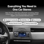 ⁦Poste Radio Multimedia Bluetooth USB/MicroSD/Aux G-9703 – جهاز راديو مع منفذ تشغيل الكاميرا⁩ - الصورة ⁦4⁩
