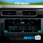 ⁦Autoradio 2-DIN avec écran tactile, USB-C, Bluetooth, Wi-Fi, CarPlay et Android Auto – جهاز راديو سيارة⁩ - الصورة ⁦7⁩