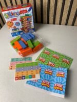 ⁦Jeu de blocs de construction colorés à faire tomber 30pcs - لعبة هدم الأبراج⁩ - الصورة ⁦2⁩