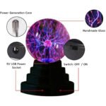 ⁦Lampe boule plasma sphérique ionique tactile – مصباح بلازما⁩ - الصورة ⁦7⁩