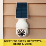 ⁦PACK X2 Fausse caméra et lampe solaire à détecteur de mouvement – مصباح ليلي على شكل كاميرة⁩ - الصورة ⁦7⁩