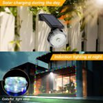 ⁦Lampe murale solaire avec détecteur de mouvement et guirlande lumineuse – مصباح خارجي بالطاقة الشمسية⁩ - الصورة ⁦10⁩