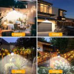 ⁦Lampe murale solaire avec détecteur de mouvement et guirlande lumineuse – مصباح خارجي بالطاقة الشمسية⁩ - الصورة ⁦8⁩