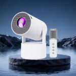 ⁦Mini Projector Karaoke Portable Support 4K 1080P YS-300 KTV – جهاز مديا ذكي للعرض على الحائط مع كاريوكي⁩ - الصورة ⁦2⁩