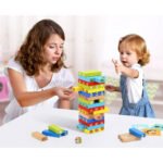 ⁦Jeu de blocs de construction colorés à faire tomber 30pcs - لعبة هدم الأبراج⁩ - الصورة ⁦8⁩