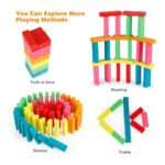 ⁦Jeu de blocs de construction colorés à faire tomber 30pcs - لعبة هدم الأبراج⁩ - الصورة ⁦7⁩