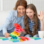 ⁦Jeu de blocs de construction colorés à faire tomber 30pcs - لعبة هدم الأبراج⁩ - الصورة ⁦5⁩