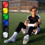⁦Bandes de maintien pour jambières de football en silicone 2pcs⁩ - الصورة ⁦7⁩