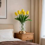 ⁦Vase Lumineux LED Tactile en Cristal Couleurs RGB Rechargeable - فازة كريستال مضيئة⁩ - الصورة ⁦3⁩