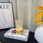 ⁦Vase Lumineux LED Tactile en Cristal Couleurs RGB Rechargeable - فازة كريستال مضيئة⁩ - الصورة ⁦4⁩