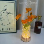 ⁦Vase Lumineux LED Tactile en Cristal Couleurs RGB Rechargeable - فازة كريستال مضيئة⁩ - الصورة ⁦5⁩