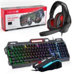 Nova Tech Pack Gaming 4en1 – Ensemble Complet Clavier, Souris, Casque Tapis - مجموعة أدوات الحاسوب كاملة