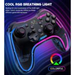 ⁦Manette de Jeu Sans Fil (Wireless) avec Éclairage Néon RGB PG-002 - يد تحكم لاسلكية⁩ - الصورة ⁦7⁩