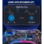 ⁦Manette de Jeu Sans Fil (Wireless) avec Éclairage Néon RGB PG-002 - يد تحكم لاسلكية⁩ - الصورة ⁦9⁩