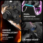 ⁦Manette de Jeu Filaire avec Éclairage Néon RGB PG-003 - يد تحكم بأضواء ملونة⁩ - الصورة ⁦3⁩