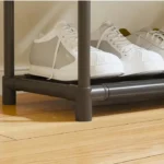 ⁦Porte Manteau et Organisateur de Chaussures en Métal de Grande Capacité - علاقة ملابس ومنظم أحذية 2في1⁩ - الصورة ⁦3⁩