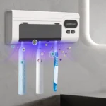 ⁦Désinfectant et support de brosse à dents intelligent rechargeable 5 emplacements - حامل فرش الأسنان⁩ - الصورة ⁦6⁩