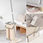 ⁦Balai-serpillère plat avec seau à deux compartiments et lingettes en microfibre - ممسحة مايكروفيبر مع دلو بغرفتين للفصل بين الماء النظيف⁩ - الصورة ⁦2⁩