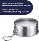 ⁦Mug de camping pratique idéal pour les boissons avec crochet de suspension - كوب مشروبات قابل للطي⁩ - الصورة ⁦7⁩