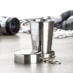⁦Mug de camping pratique idéal pour les boissons avec crochet de suspension - كوب مشروبات قابل للطي⁩ - الصورة ⁦6⁩
