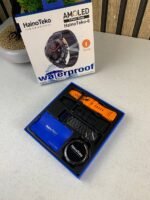 ⁦HainoTeko-6 avec écran AMOLED 3 paires de bracelets et lampe torche intégrée - ساعة ذكية أصلية⁩ - الصورة ⁦9⁩