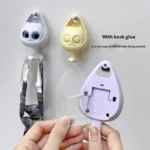 ⁦Crochets murales adhésifs en ABS design mignons et créatifs 2Pcs⁩ - الصورة ⁦3⁩