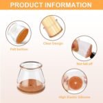 ⁦Protections de sol en silicone pour pieds de chaise pack 20pcs - طقم واقيات الأرجل للكراسي⁩ - الصورة ⁦6⁩