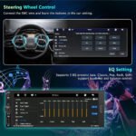 ⁦Autoradio 1 DIN avec écran Tactile de 6,9 Pouces Compatible avec Apple CarPlay Wireless/Android Auto - جهاز راديو سيارة⁩ - الصورة ⁦6⁩