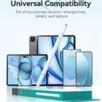 ⁦Stylet universel 3 en 1 pour tablette graphique et Téléphone Portable - القلم الذكي موافق للأجهزة اللوحية والهواتف⁩ - الصورة ⁦7⁩