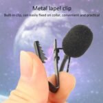⁦Microphone cravate professionnel USB-C de 2 m à condensateur sphérique - ميكروفون جودة صوت احترافية كابل بطول 2 متر⁩ - الصورة ⁦4⁩