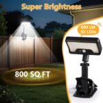 ⁦Applique murale solaire LED à Clip avec détecteur de mouvements YX-672L-1 - مصباح كشاف مع حساس حركة⁩ - الصورة ⁦5⁩