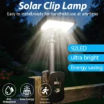 ⁦Applique murale solaire LED à Clip avec détecteur de mouvements YX-672L-1 - مصباح كشاف مع حساس حركة⁩ - الصورة ⁦9⁩