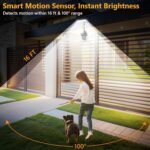 ⁦Applique murale solaire LED à Clip avec détecteur de mouvements YX-672L-1 - مصباح كشاف مع حساس حركة⁩ - الصورة ⁦7⁩