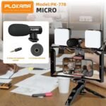 ⁦Kit de création de contenu 5 en 1 double éclairage avec microphone haute définition - طقم صناعة المحتوى 5 في 1⁩ - الصورة ⁦6⁩