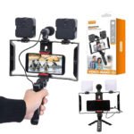 Kit de création de contenu 5 en 1 double éclairage avec microphone haute définition - طقم صناعة المحتوى 5 في 1