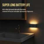 ⁦Smart Applique murale LED intelligente à détecteur de mouvement rechargeable 2Pcs - طقم مصباحين لإضاءة الممرات⁩ - الصورة ⁦5⁩