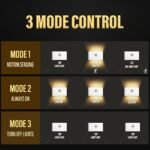 ⁦Smart Applique murale LED intelligente à détecteur de mouvement rechargeable 2Pcs - طقم مصباحين لإضاءة الممرات⁩ - الصورة ⁦8⁩