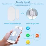 ⁦Détecteur de porte et fenêtre WiFi avec alarme capteur magnétique - مستشعر الأبواب والنوافذ الذكي⁩ - الصورة ⁦5⁩