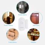 ⁦Détecteur de porte et fenêtre WiFi avec alarme capteur magnétique - مستشعر الأبواب والنوافذ الذكي⁩ - الصورة ⁦6⁩